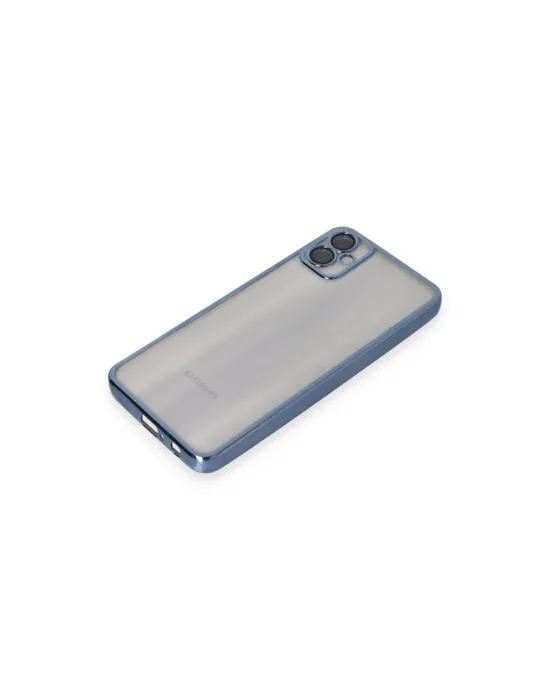 Samsung Galaxy A05 Kılıf Razer Lensli Silikon - Lacivert