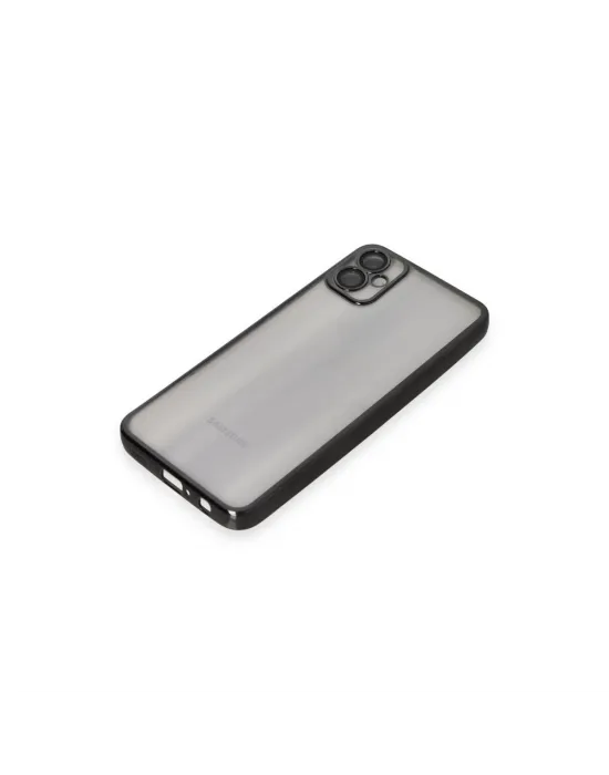 Samsung Galaxy A05 Kılıf Razer Lensli Silikon - Siyah