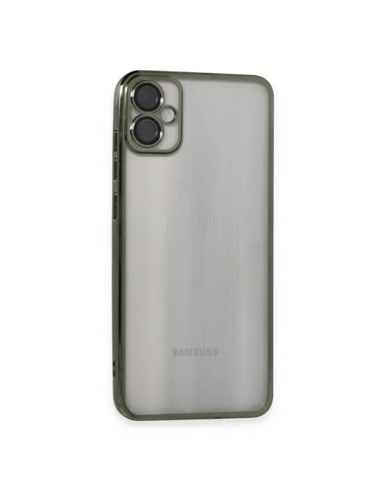 Samsung Galaxy A05 Kılıf Razer Lensli Silikon - Yeşil