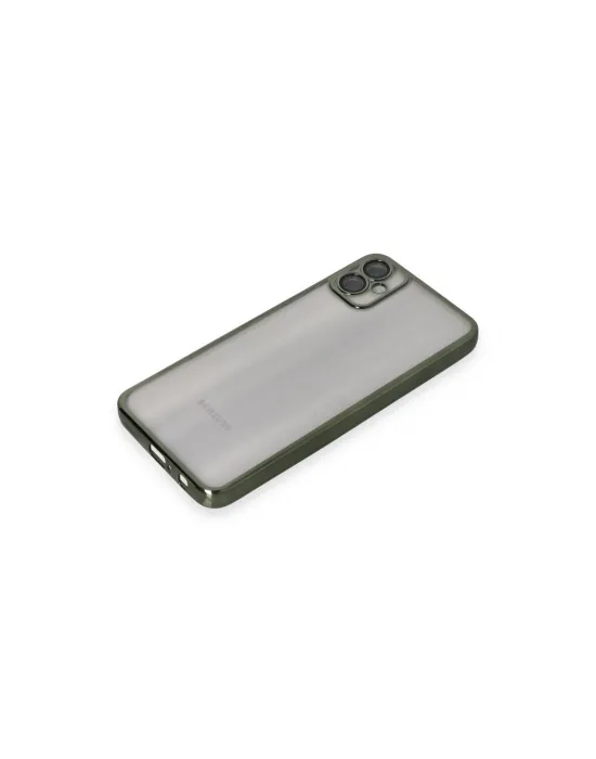Samsung Galaxy A05 Kılıf Razer Lensli Silikon - Yeşil