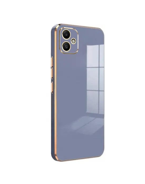 Samsung Galaxy A05 Kılıf Volet Silikon - Mavi