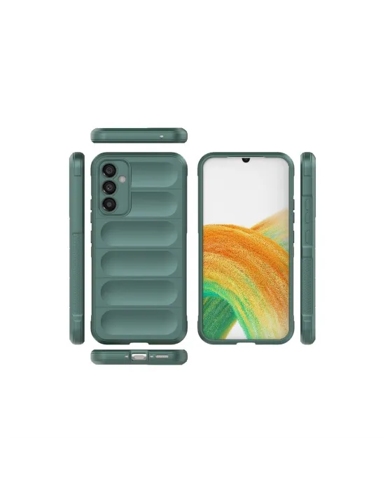 Samsung Galaxy A05s Kılıf Optimum Silikon - Koyu Yeşil