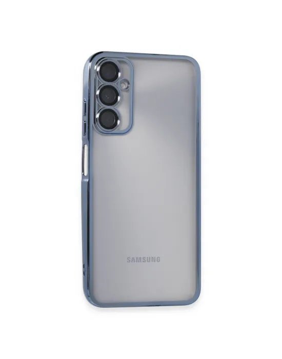 Samsung Galaxy A05s Kılıf Razer Lensli Silikon - Açık Mavi