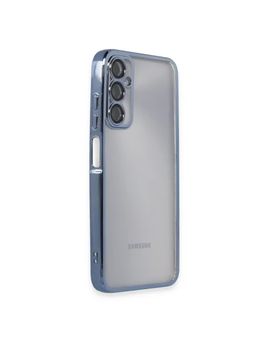 Samsung Galaxy A05s Kılıf Razer Lensli Silikon - Açık Mavi
