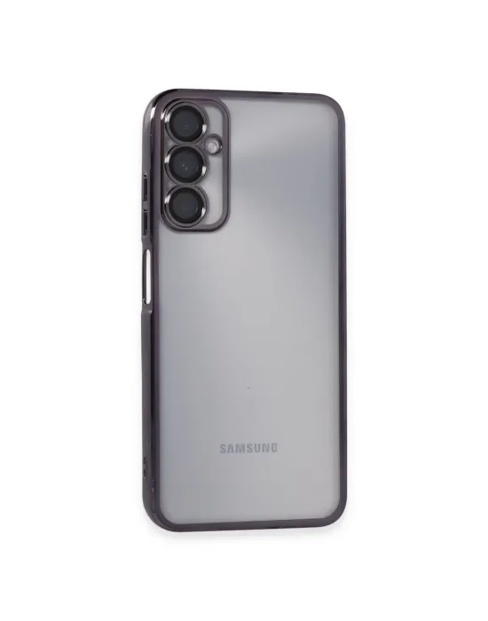 Samsung Galaxy A05s Kılıf Razer Lensli Silikon - Mor