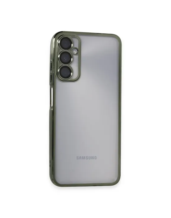 Samsung Galaxy A05s Kılıf Razer Lensli Silikon - Yeşil