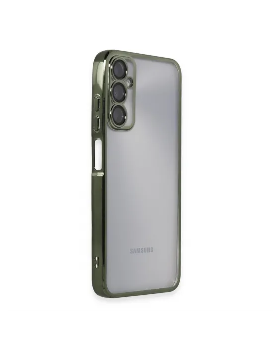 Samsung Galaxy A05s Kılıf Razer Lensli Silikon - Yeşil