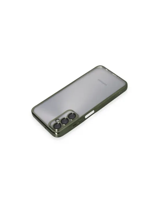 Samsung Galaxy A05s Kılıf Razer Lensli Silikon - Yeşil