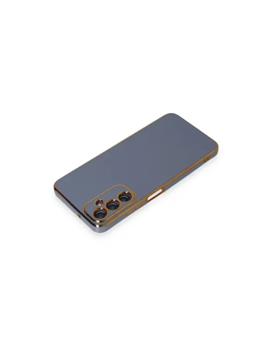Samsung Galaxy A05s Kılıf Volet Silikon - Mavi