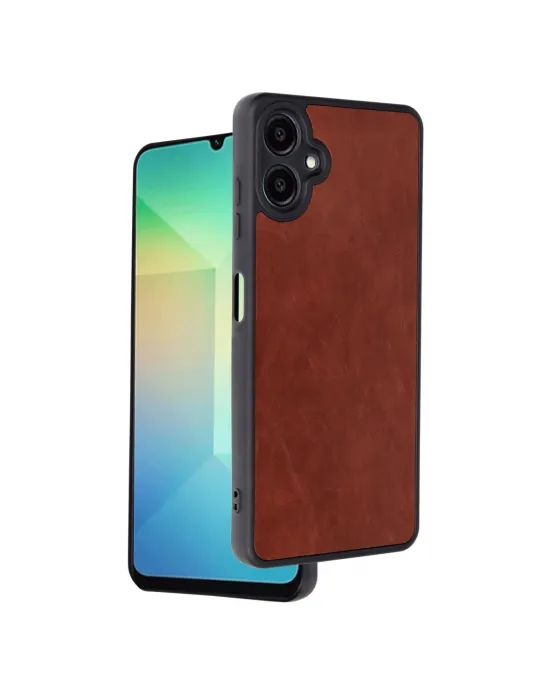 Samsung Galaxy A06 Kılıf Aras Deri Kapak - Bordo