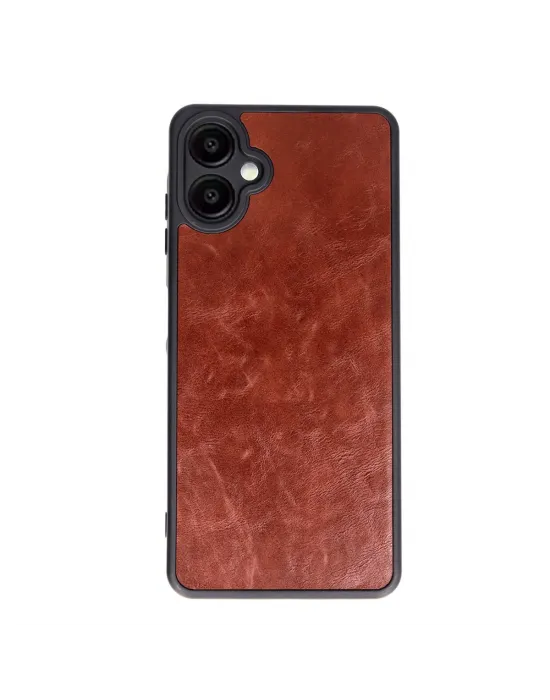 Samsung Galaxy A06 Kılıf Aras Deri Kapak - Bordo