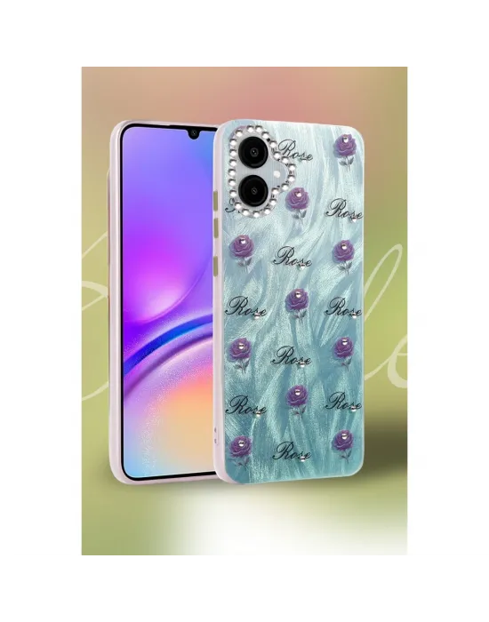 Samsung Galaxy A06 Kılıf Blade Aynalı Desenli Kapak - Desen 8