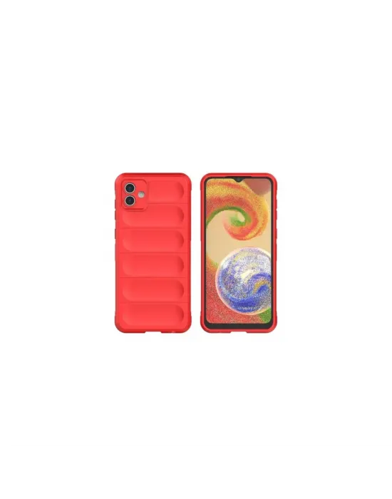 Samsung Galaxy A06 Kılıf Optimum Silikon - Kırmızı