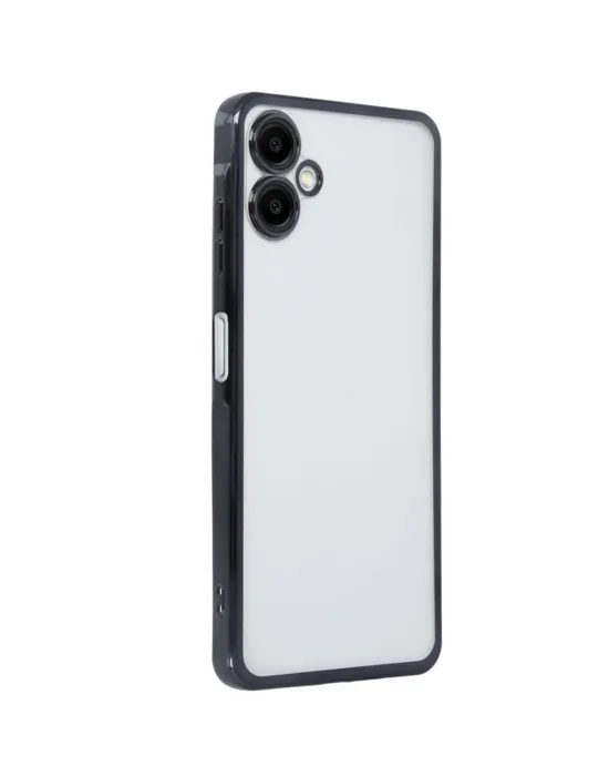 Samsung Galaxy A06 Kılıf Razer Lensli Silikon - Siyah