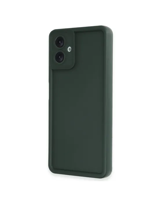Samsung Galaxy A06 Kılıf Viera Silikon - Koyu Yeşil
