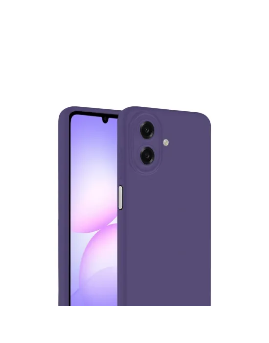 Samsung Galaxy A07 4g First Silikon - Mürdüm