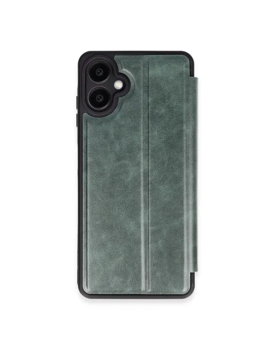 Samsung Galaxy A07 4g Flip Cover - Yeşil