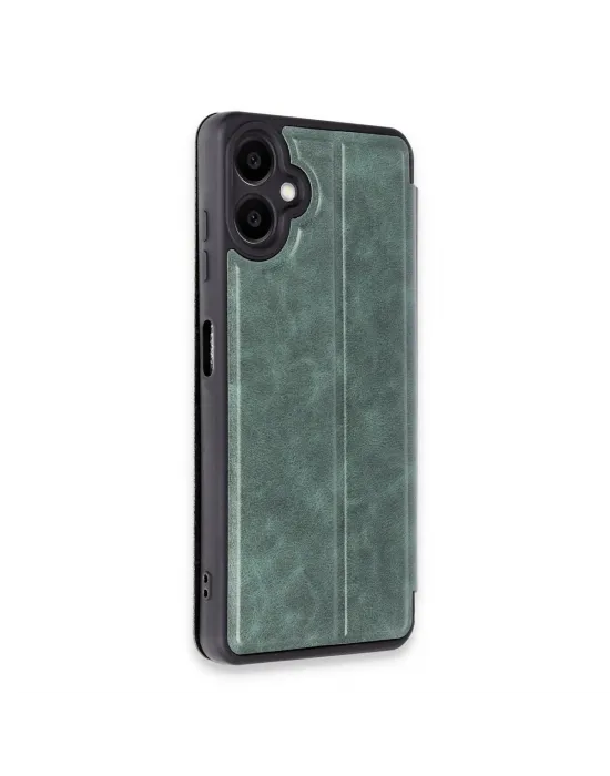 Samsung Galaxy A07 4g Flip Cover - Yeşil