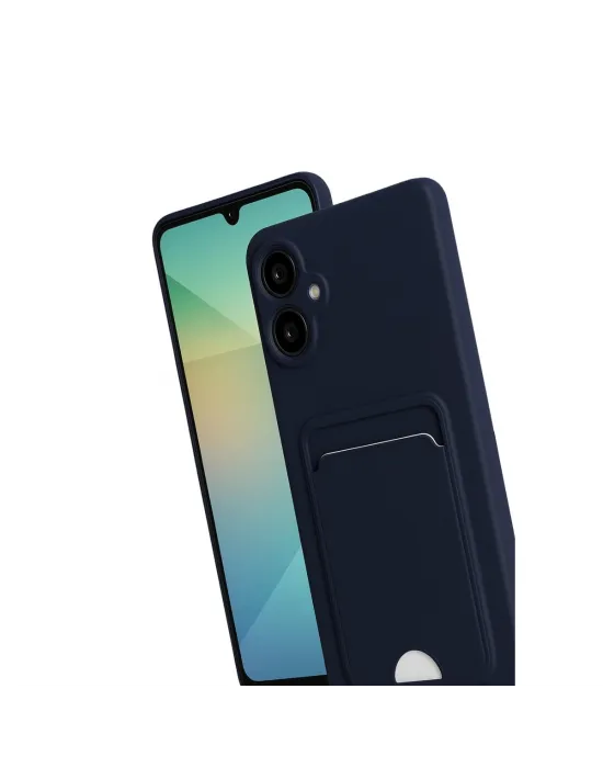 Samsung Galaxy A07 4g Kelvin Kartvizitli Silikon - Lacivert
