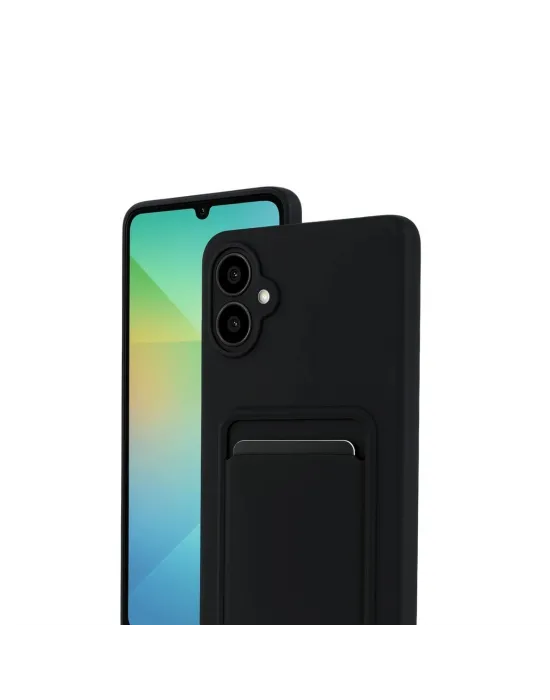 Samsung Galaxy A07 4g Kelvin Kartvizitli Silikon - Siyah