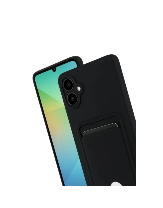 Samsung Galaxy A07 4g Kelvin Kartvizitli Silikon - Siyah