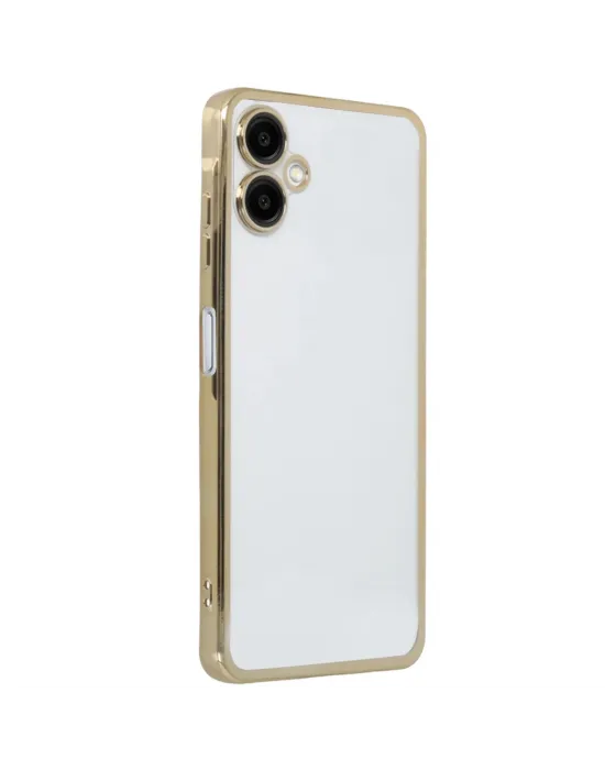 Samsung Galaxy A07 4g Razer Lensli Silikon - Gold