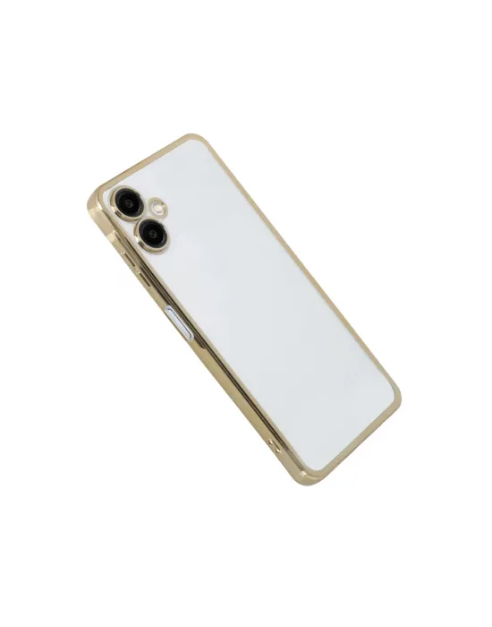 Samsung Galaxy A07 4g Razer Lensli Silikon - Gold