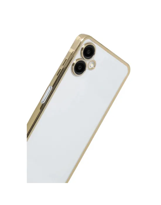 Samsung Galaxy A07 4g Razer Lensli Silikon - Gold