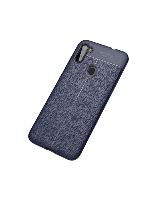 Samsung Galaxy A11 Kılıf Auto Focus Kapak - Lacivert