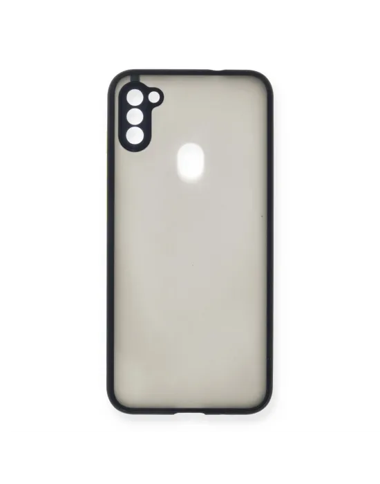 Samsung Galaxy A11 Kılıf Montreal Silikon Kapak - Lacivert