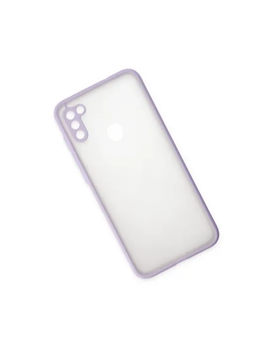 Samsung Galaxy A11 Kılıf Montreal Silikon Kapak - Mor