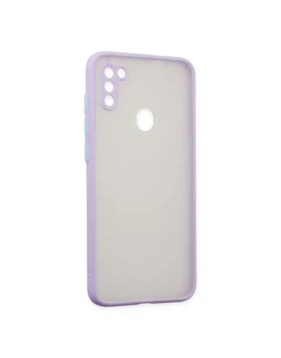 Samsung Galaxy A11 Kılıf Montreal Silikon Kapak - Mor