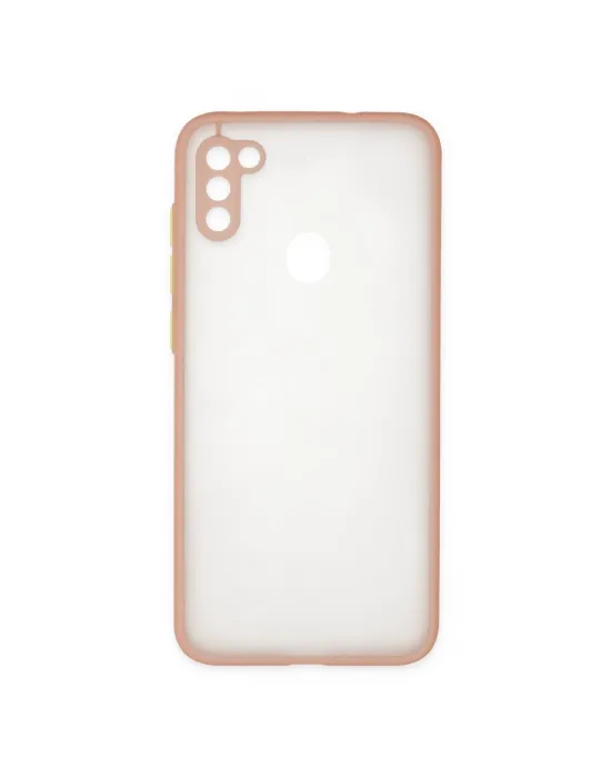 Samsung Galaxy A11 Kılıf Montreal Silikon Kapak - Pembe
