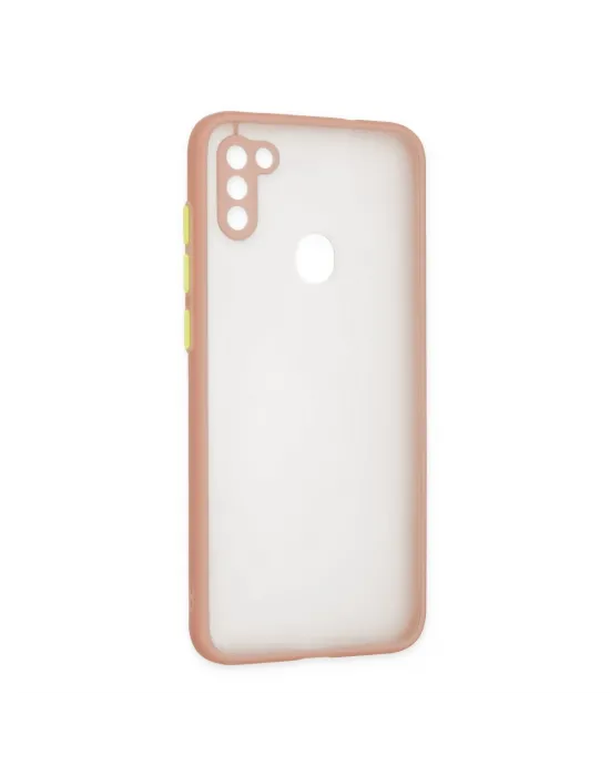 Samsung Galaxy A11 Kılıf Montreal Silikon Kapak - Pembe