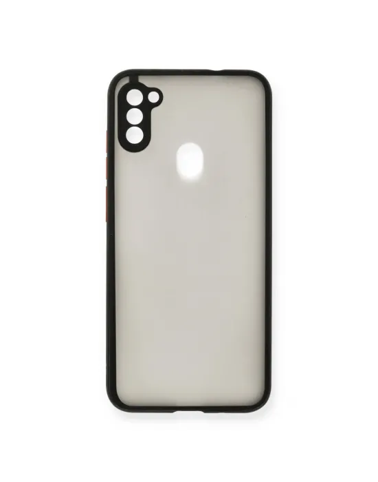 Samsung Galaxy A11 Kılıf Montreal Silikon Kapak - Siyah