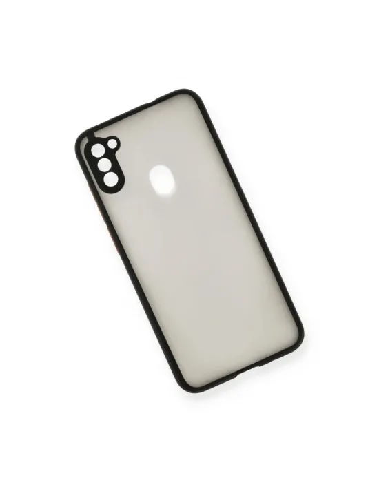 Samsung Galaxy A11 Kılıf Montreal Silikon Kapak - Siyah