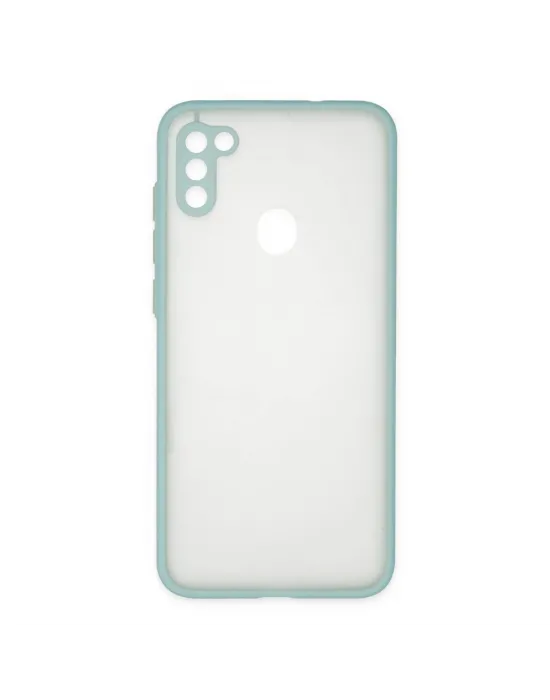 Samsung Galaxy A11 Kılıf Montreal Silikon Kapak - Turkuaz