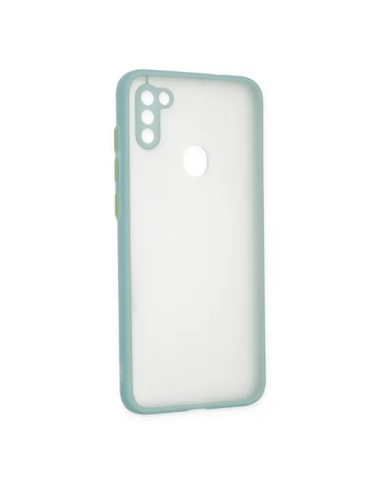 Samsung Galaxy A11 Kılıf Montreal Silikon Kapak - Turkuaz