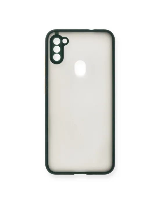Samsung Galaxy A11 Kılıf Montreal Silikon Kapak - Yeşil