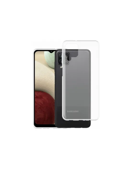 Samsung Galaxy A12 Kılıf Lüx Şeffaf Silikon