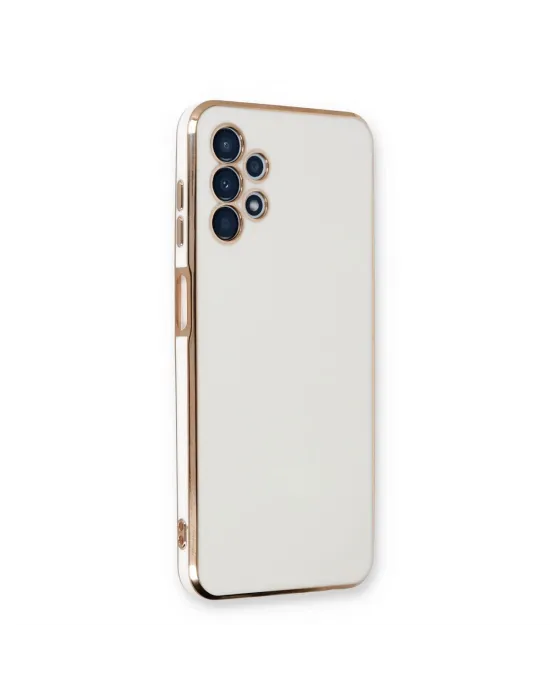 Samsung Galaxy A13 4g Kılıf Volet Silikon - Beyaz