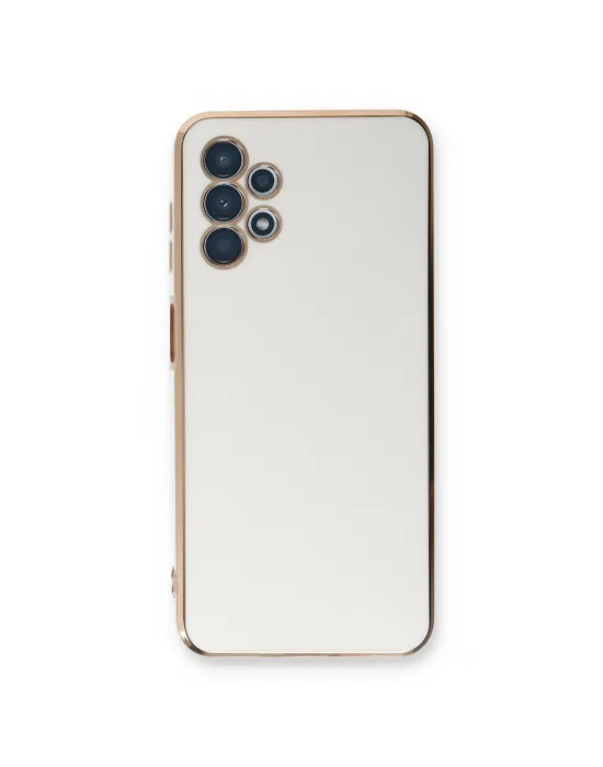 Samsung Galaxy A13 4g Kılıf Volet Silikon - Beyaz