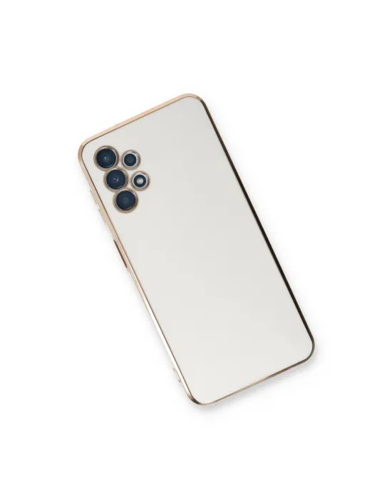 Samsung Galaxy A13 4g Kılıf Volet Silikon - Beyaz
