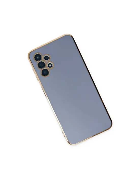 Samsung Galaxy A13 4g Kılıf Volet Silikon - Mavi