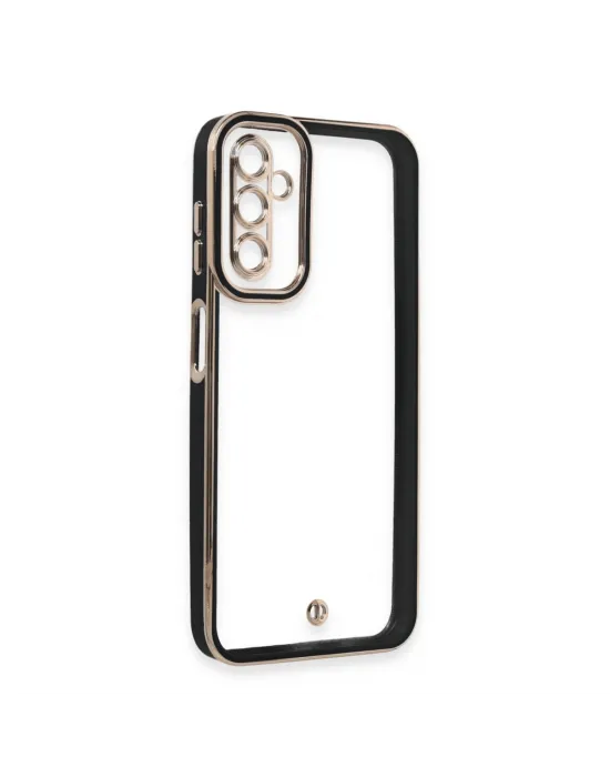 Samsung Galaxy A14 4g Kılıf Liva Lens Silikon - Siyah
