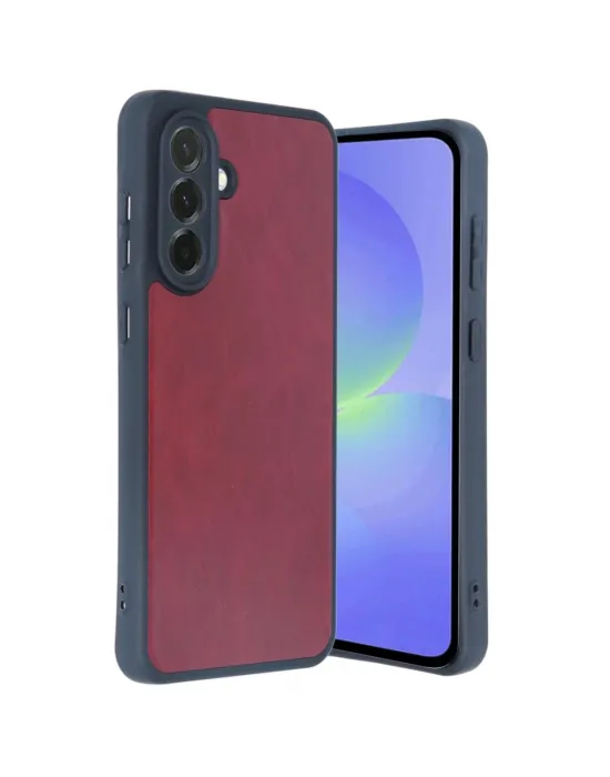 Samsung Galaxy A15 4g Kılıf Aras Deri Kapak - Bordo