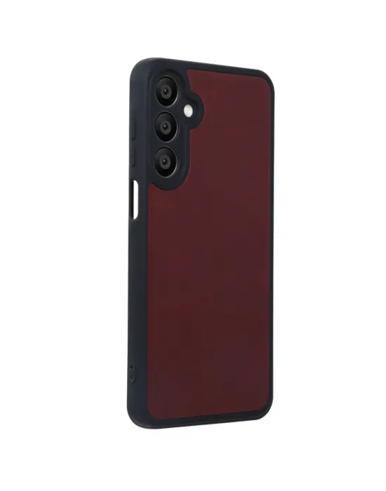 Samsung Galaxy A16 5g Kılıf Aras Deri Kapak - Bordo