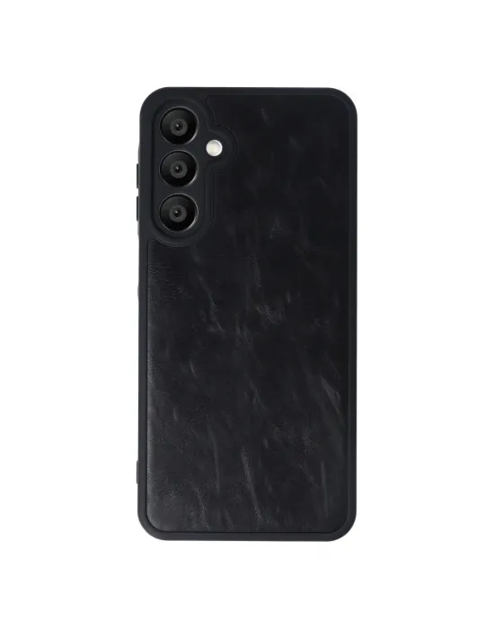 Samsung Galaxy A16 5g Kılıf Aras Deri Kapak - Siyah