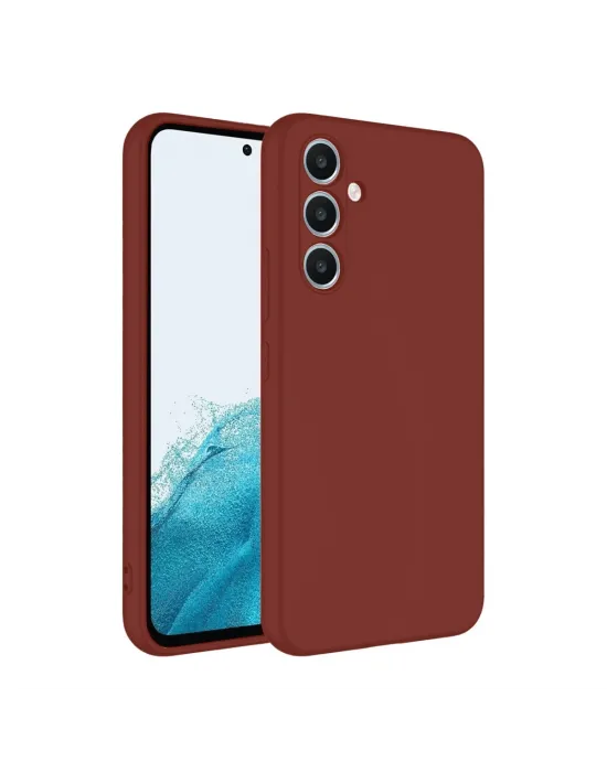 Samsung Galaxy A16 5g Kılıf First Silikon - Bordo