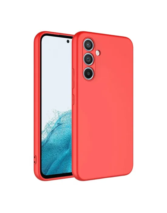 Samsung Galaxy A16 5g Kılıf First Silikon - Kırmızı